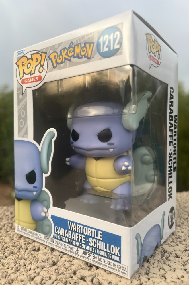 Funko Pop Games – Pokemon – Wartortle Carabaffe Schillok (#1212, NEW)