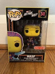 Funko Pop! Wasp 341, Target Exclusive, Black Light, Ant-Man and the Wasp