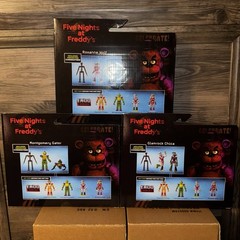 Five Nights at Freddy’s Endo Series Figures Monty Roxy Mangle Chica Freddy FNaF