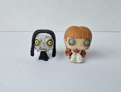 Funko Pocket Pop Spooky Halloween The Nun & Annabelle 1.5″ Mini Figures