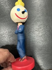 Jack in the Box Jack Mascot Bobble Figure Restaurant Promo Display
