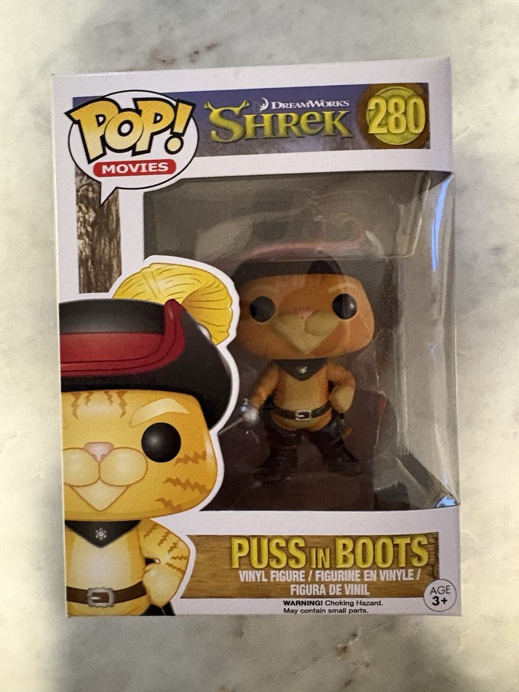 Funko Pop! Shrek 2 Puss In Boots Dreamworks #280 Hard To Find Gorgeous