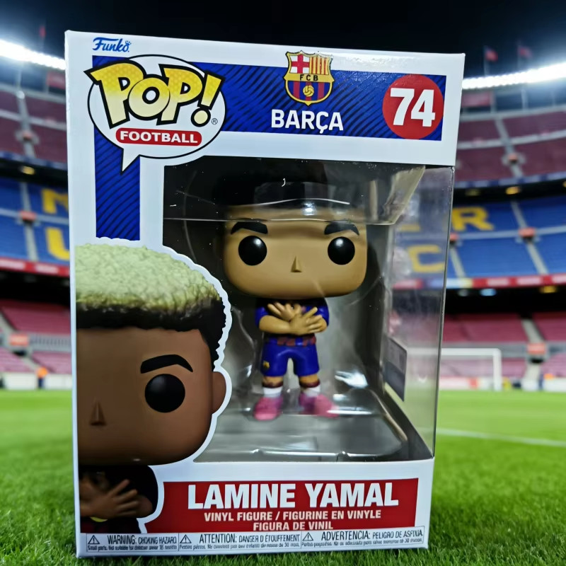 Lamine Yamal FC Barcelona Original Funko Pop La Liga Football Figurine World Cup