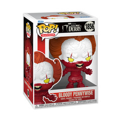 Funko Pop Horror Movies IT Stephen King Bloody Pennywise #1856 Toy W/ Protector