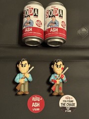 Evil Dead Funko Soda Ash Regular & CHASE 1/5,000 and 1/1,000 Special Edition