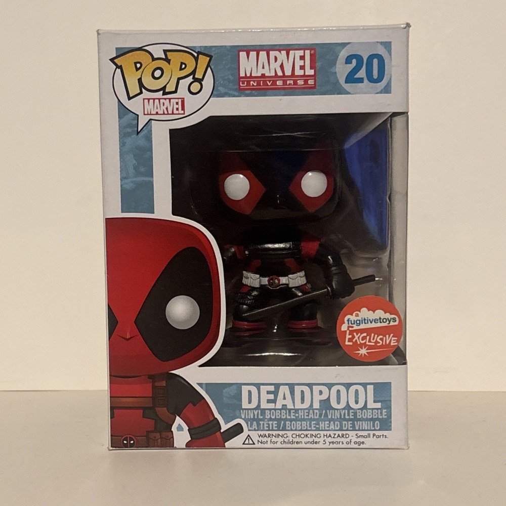Marvel Deadpool Fugitive Toys Exclusive Funko Pop 20 With Hard Case