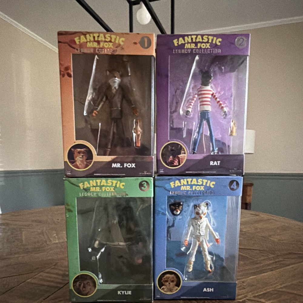 Fantastic Mr. Fox Legacy Collection Boxed Action Figures 4-Pack Mr. Fox Rat