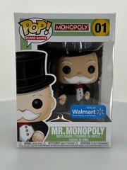 Funko POP! Board Games Monopoly Uncle Pennybags #1 Walmart Exclusive NOT MINT