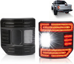 Jeep Gladiator JT Tail Lights 2020-2026 DOT Compliant Smoked Lens | Brake/ Rever