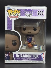 Funko Pop De’Aaron Fox #203 Sacramento Kings NBA Basketball Vinyl w/Protector