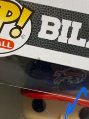 JOSH ALLEN NFL #109 VAULTED SIGNED AUTOGRAPHED FOOTBALL FUNKO POP BILLS-PROOF