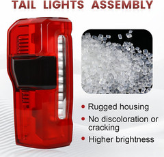 Tail Light W/Blind Spot Compatible with 2023 2024 Ford F250 F350 | Left Driver S