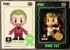 BATMAN 66 Thrilljoy PIX SUPER CHASE JOKER CHALICE KING TUT LE 96 w/ HARD CASE