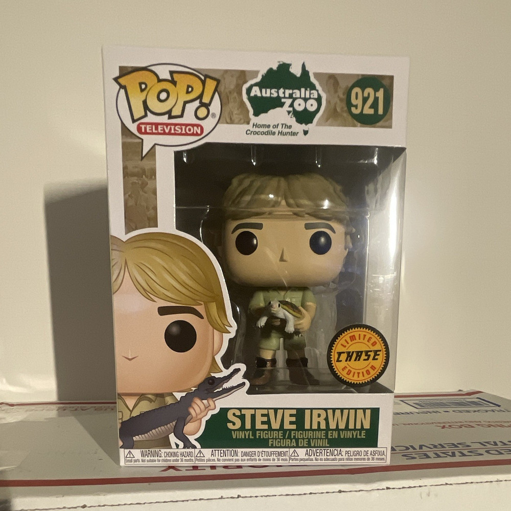 Funko Pop! Television Steve Irwin Australia Zoo Chase Turtle Edition #921