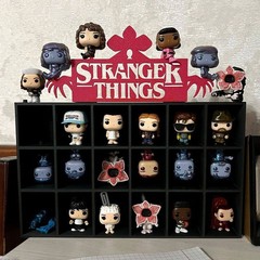 Kinder Joy Stranger Things Funko Figures Display Stand Holder Organizer