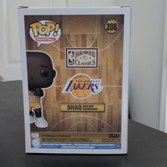 Funko Pop! NBA Basketball Lakers Shaq #208 2000 WCF Celebration W/ Protector