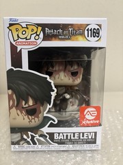 Funko Pop! Vinyl: Attack on Titan – Battle Levi (Bloody) – (Exclusive) #1169