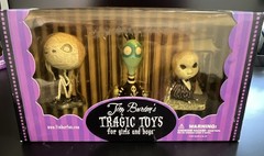 (Sealed) Dark Horse Tim Burton Tragic Toys 3-Figure Multipack, Plastic