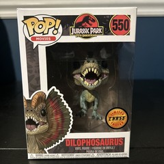 Funko Pop! Vinyl: Jurassic Park – Dilophosaurus (w/ Frill) (Chase) #550