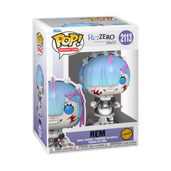 Funko Pop Re: Zero Rem Chase + Ram Common Bundle Set #2113 #2114 +Protector