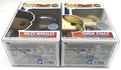 Funko Pop! Spider-Man ATSV Miles Morales #1233 Gwen Stacy #1234 Set of 2