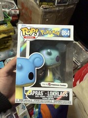 Funko POP! Games Lapras Pearlescent Pokemon Center Exclusive #864 + Protector!