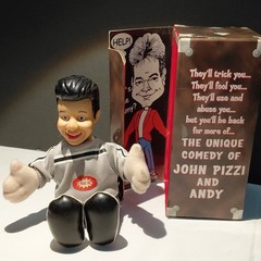 John Pizzi Talking Figure Andy “Who’s The Dummy?” w/ Box, Original Opened