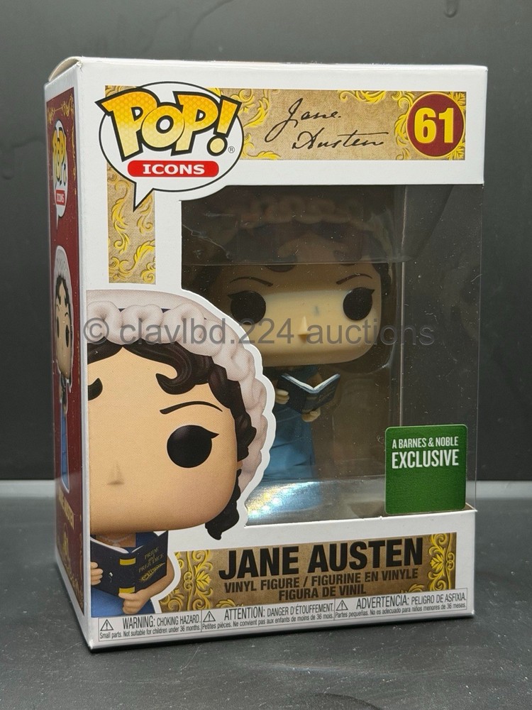 FUNKO POP! Icons: Jane Austen w Book – Barnes & Noble Exclusive 61