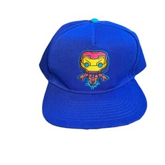 Funko Pop! Marvel Snapback Hat Iron Man Embroidered Blue One Size