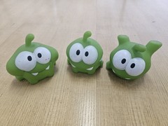 Om Nom Cut The Rope Figurines 7x7x5cm Toy Decor Rare Vintage Beloved Collectible