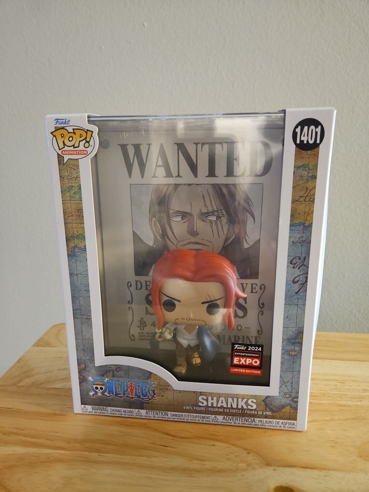 Funko Pop! Small Cover Case: One Piece – Shanks (C2E2) – Shared Sticker