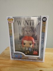 Funko Pop! Small Cover Case: One Piece – Shanks (C2E2) – Shared Sticker