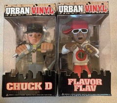Public Enemy Collectible 2011 Funko Urban Vinyl Flavor Flav Chuck D Figure Set