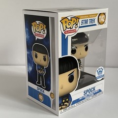SPOCK w/CAT EXCLUSIVE Funko Pop! 1142 w/Protector Star Trek TOS Original Series