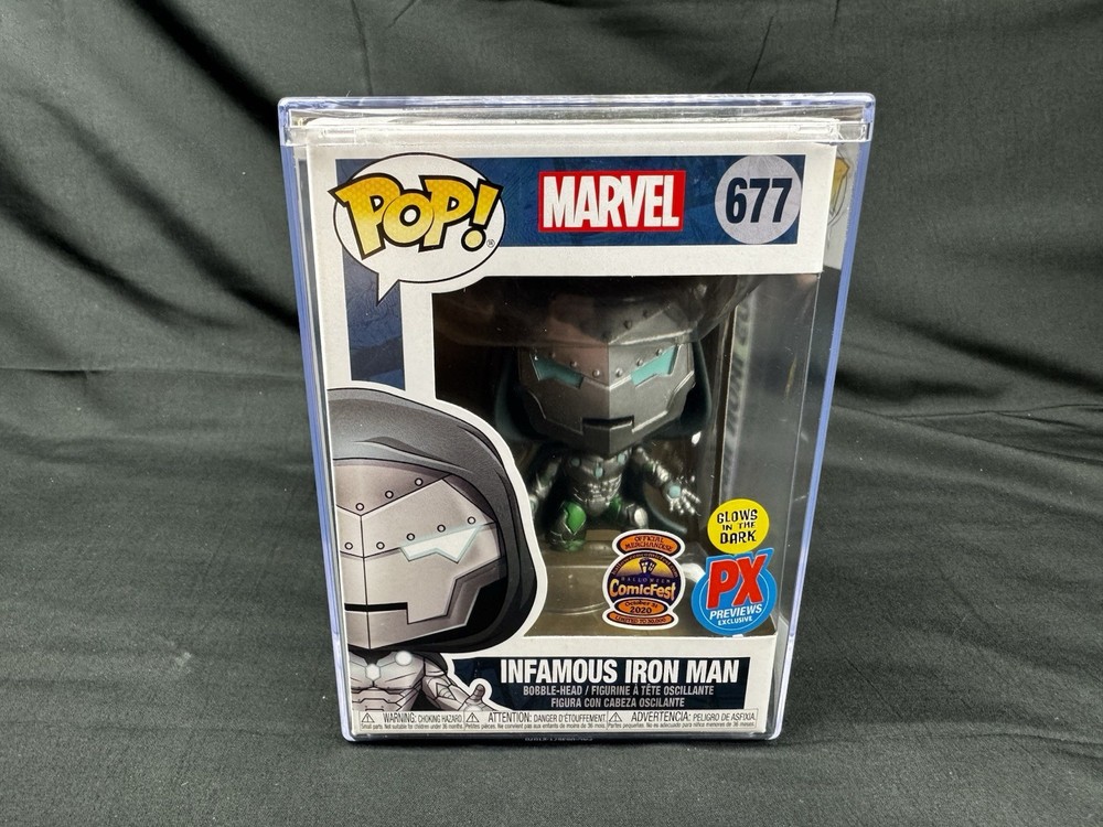 Halloween Comic Fest Exclusive #’d Funko Pop! Marvel Infamous Iron Man W/ Case