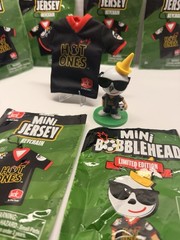 Jack In The Box HOT ONES JACK Mini Bobblehead Limited Edition and Mini Jersey