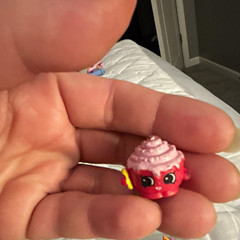 Mini Cupcake Shopkins with Face Plastic Pink/Red/Yellow Mini Figure Moose Brands