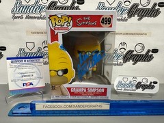 DAN CASTELLANETA HOMER SIMPSON GRAMPA SIGNED AUTOGRAPHED FUNKO POP-PSA DNA COA