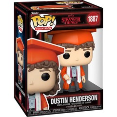 Dustin Henderson Funko POP! Stranger Things #1887 FREE Shipping & Protector!