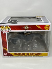Funko Pop! Ride Super Deluxe: DC – The Flash, Batman in Batwing NOT MINT