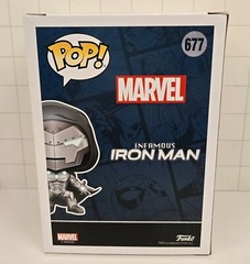 POP Marvel #677 – Infamous Iron Man – (Glow – Previews-Halloween Comicfest 2020)