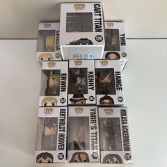 Funko Pop Attack on Titan Christa Erwin Kenny Hange Ymir Mikasa Cart Titan 1290