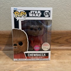 Funko POP Chewbacca Flocked 576 Star Wars Disney Parks Life Day Disney Exclusive