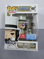 Funko Pop! Vinyl: One Piece Rob Lucci Toy Temple Exclusive AUTO signature event