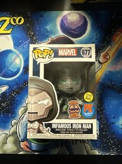 Funko Pop! Vinyl: Marvel – Infamous Iron Man (Glows in the Dark) – Diamond…