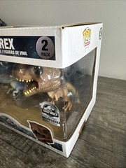 Blue & T-Rex 2 Pack Jurassic World Funko Pop The Exhibition Limited Edition
