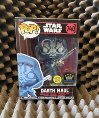 Funko Pop! Star Wars Darth Maul-#740-Glow In The Dark-Specialty Series Exclusive