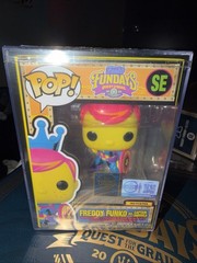 Freddy Funko As Captain America Blacklight 2026 Fundays Pop LE 150 IN HAND