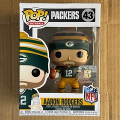 Funko Pop! Aaron Rodgers #43, Green Bay Packers, Home Jersey, Football NFL