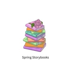 Webkinz Estore Spring Storybooks Books Pastel Easter Spring Colorful Decor